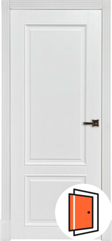 Дверь межкомнатная Классик 4 эмаль белая