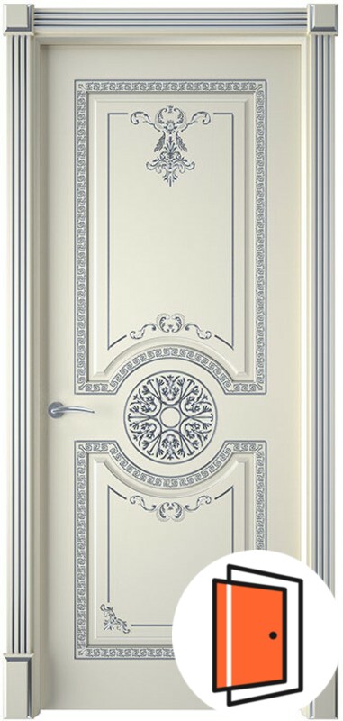 Дверь межкомнатная Версаль эмаль слоновая кость