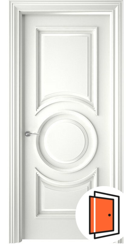 Дверь межкомнатная Прованс 3 эмаль белая