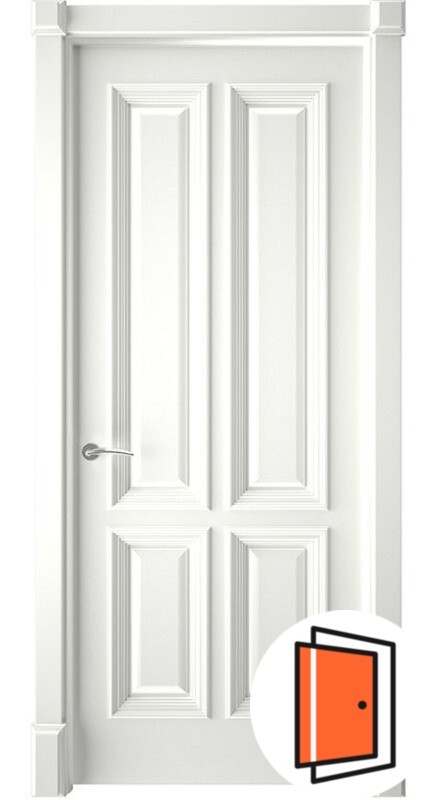 Дверь межкомнатная Санремо эмаль белая