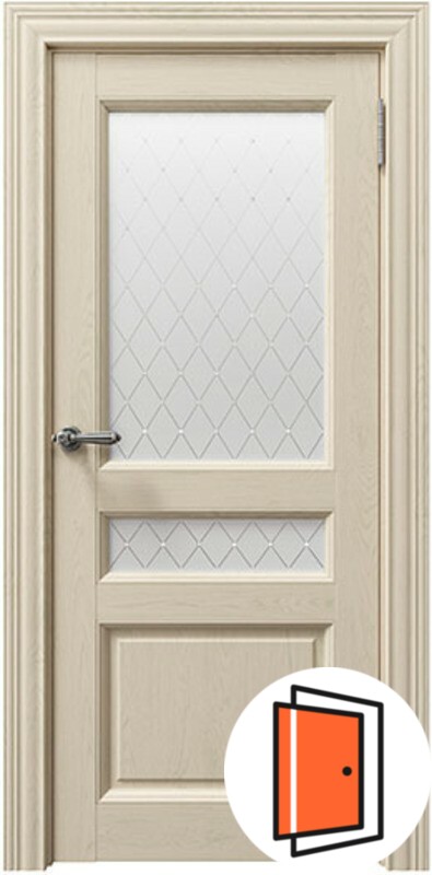 Дверь межкомнатная Соренто (Sorrento) 80014 керамик серена остекленная