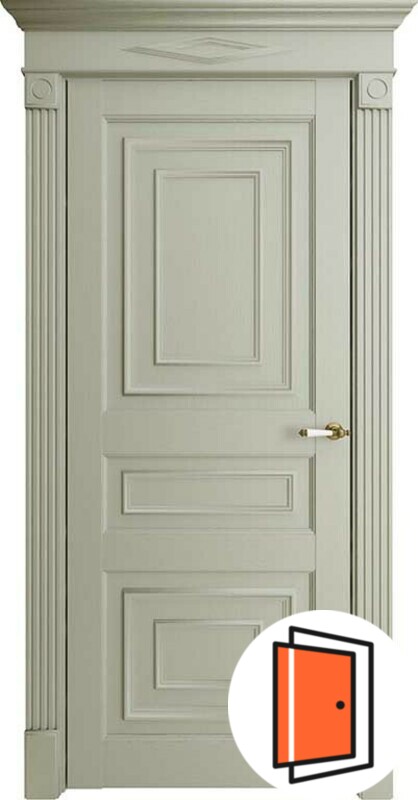 Дверь межкомнатная Флоренс (Florence) 62001 светло-серый серена глухая