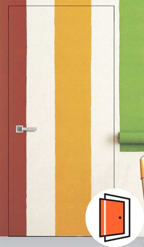 Дверь межкомнатная скрытая Invisible Инвизибл (Interio A45) под покраску
