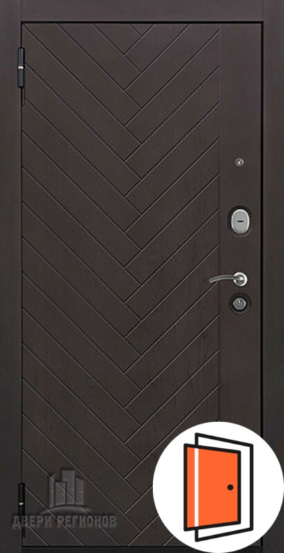 Дверь входная Вектор Лофт Z Зеркало Maxi, цвет горький шоколад, панель - вектор лофт z зеркало цвет белый ясень