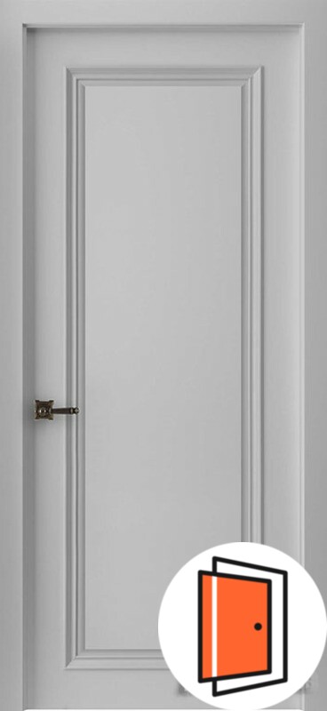 Дверь межкомнатная Бремен 1 эмаль галечный серый