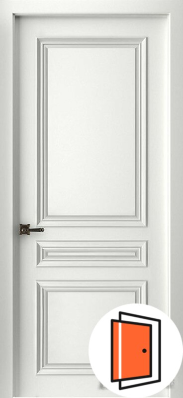 Дверь межкомнатная Бремен 3 эмаль белая