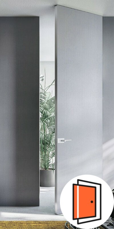 Дверь межкомнатная скрытая Invisible (Interio A45) под покраску
