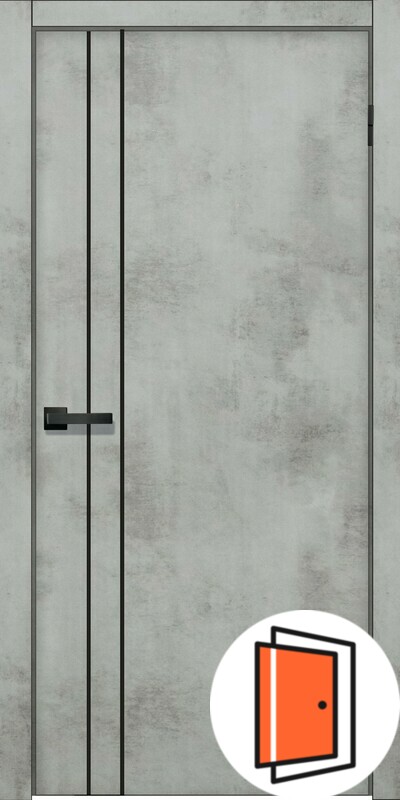 Техно-2, цвет бетон светлый