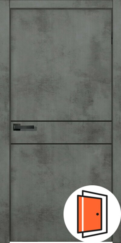 Техно-4, цвет бетон темный