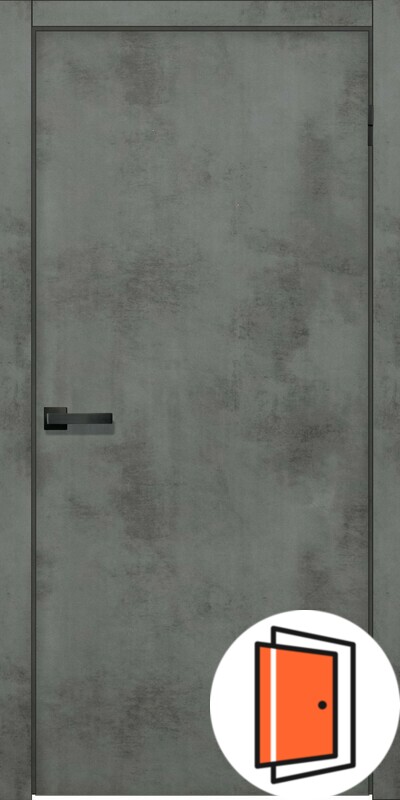 Техно, цвет бетон темный